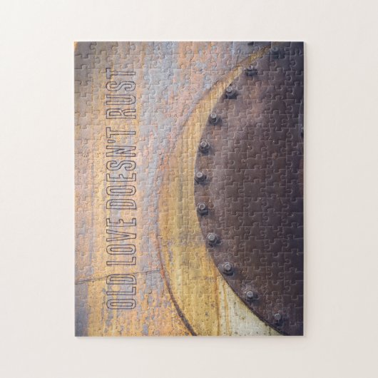 Rusty metal-object legpuzzel (Verticaal)