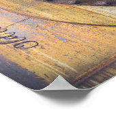 Rusty metal-object poster (Hoek)