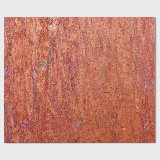 Rusty metal plate etched by corrosionabstract, cadeaupapier (Vlak)