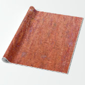 Rusty metal plate etched by corrosionabstract, cadeaupapier (Uitgerold)