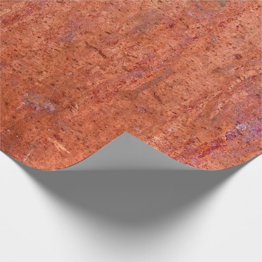 Rusty metal plate etched by corrosionabstract, cadeaupapier (Hoek)