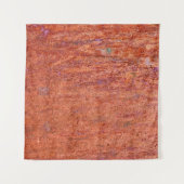 Rusty metal plate etched by corrosionabstract, wandkleed (Voorkant (horizontaal))