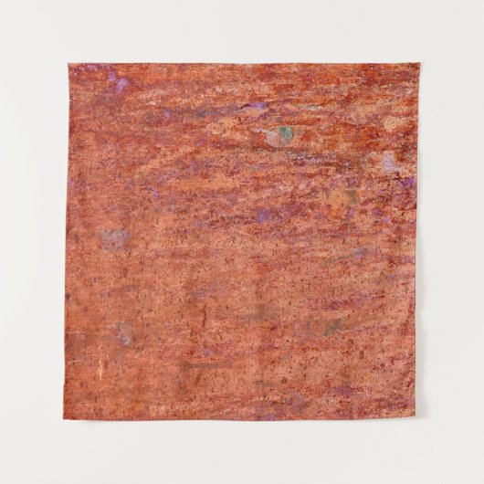 Rusty metal plate etched by corrosionabstract, wandkleed (Voorkant (horizontaal))