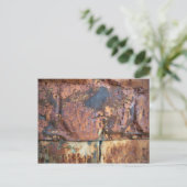 Rusty Metal Siding Old Industrial Building Briefkaart (Staand voorkant)