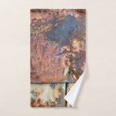 Rusty Metal Siding Old Industrial Building Detail Bad Handdoek (Handdoek)