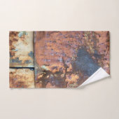 Rusty Metal Siding Old Industrial Building Detail Bad Handdoek (Handdoek)