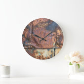 Rusty Metal Siding Old Industrial Building Grote Klok (Huis)