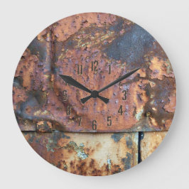 Rusty Metal Siding Old Industrial Building Grote Klok