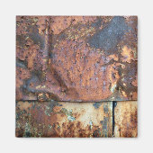 Rusty Metal Siding Old Industrial Building Magnet (Voorkant)