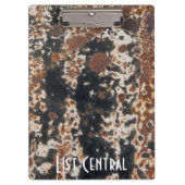 Rusty Metal Steampunk Background Sjabloon Klembord (Voorkant)