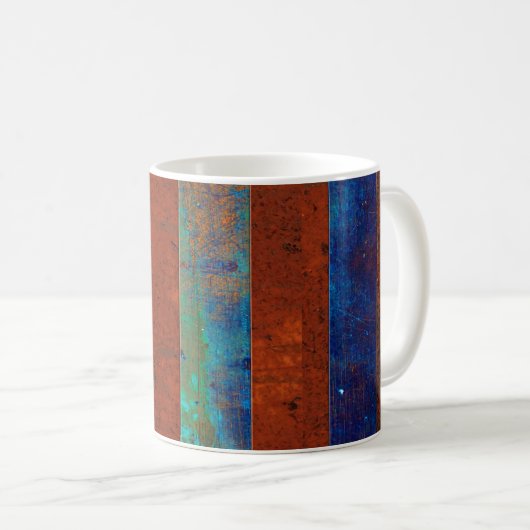 Rusty Metal Style Mug Koffiemok (Voorkant rechts)