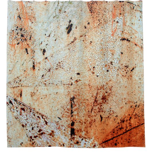 Rusty metal surfaceabstract, aging, home decor, bu douchegordijn (Voorkant)