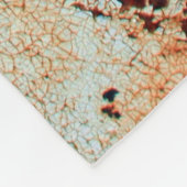 Rusty metal surfaceabstract, aging, home decor, bu fleece deken (Hoek)