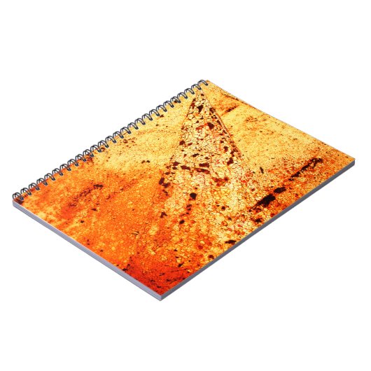 Rusty metal surfaceabstract, aging, home decor, bu notitieboek (Linkerzijde)