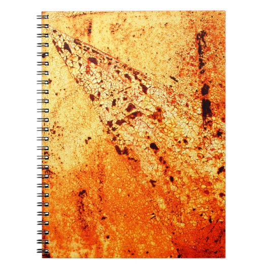 Rusty metal surfaceabstract, aging, home decor, bu notitieboek (Voorkant)