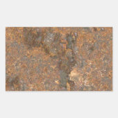 Rusty Metal Texture Rechthoekige Sticker (Voorkant)