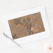 Rusty Metal Texture Rechthoekige Sticker (Envelop)