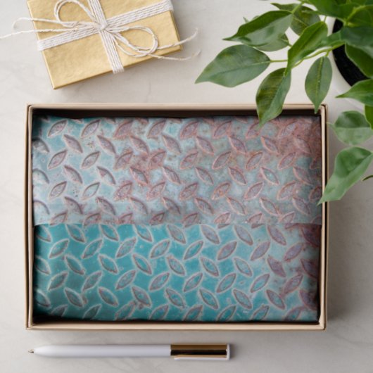 Rusty Metal Texture Tissuepapier (Geschenk)