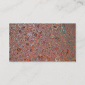 Rusty Metal Texture Visitekaartje (Achterkant)
