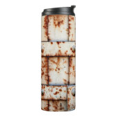 Rusty Metal Wall Thermosbeker (Gedraaid links)