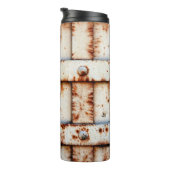 Rusty Metal Wall Thermosbeker (Geroteerd rechts)