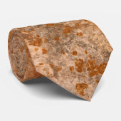 Rusty Metallic Corrosion Stropdas (Opgerold)