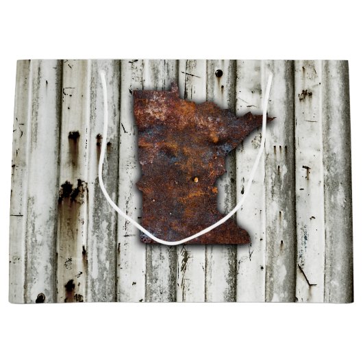 Rusty Minnesota Shape Groot Cadeauzakje (Voorkant)