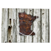 Rusty Minnesota Shape Groot Cadeauzakje (Achterkant)