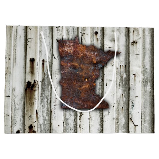 Rusty Minnesota Shape Groot Cadeauzakje (Achterkant)