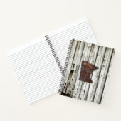 Rusty Minnesota Shape Notitieboek (Binnen)