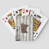 Rusty Minnesota Shape Pokerkaarten (Achterkant)