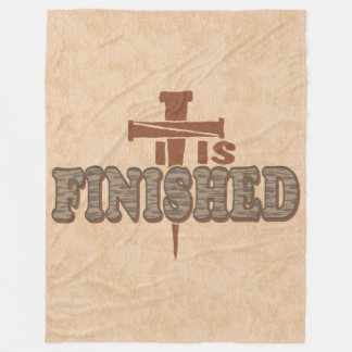 Rusty Nails Cross of Christ Christelijk Design Fleece Deken