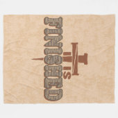 Rusty Nails Cross of Christ Christelijk Design Fleece Deken (Voorkant (Horizontaal))
