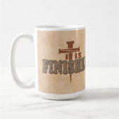 Rusty Nails Cross of Christ Christelijk Design Koffiemok (Links)