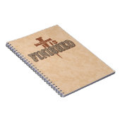 Rusty Nails Cross of Christ Christelijk Design Notitieboek (Rechterzijde)