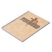 Rusty Nails Cross of Christ Christelijk Design Notitieboek (Linkerzijde)
