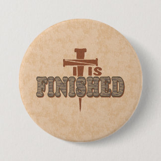 Rusty Nails Cross of Christ Christelijk Design Ronde Button 7,6 Cm