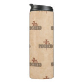 Rusty Nails Cross of Christ Christelijk Design Thermosbeker (Geroteerd rechts)
