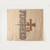 Rusty Nails Cross of Christ Christelijk Design Wandkleed (Voorkant (horizontaal))
