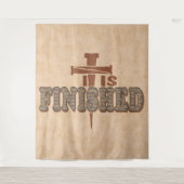 Rusty Nails Cross of Christ Christelijk Design Wandkleed (Voorkant)