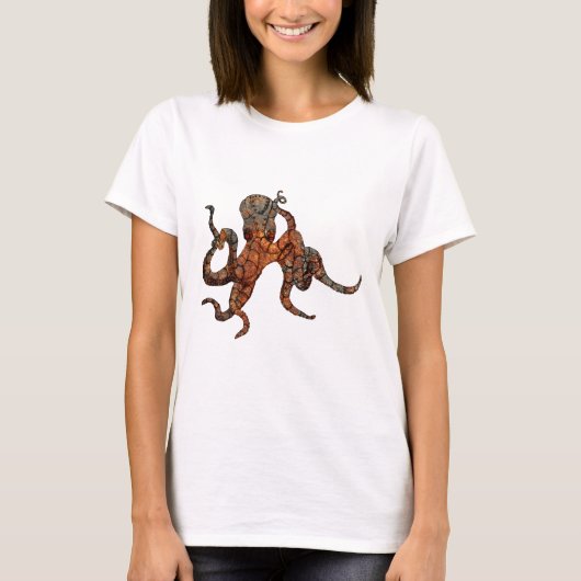Rusty Octopus T-shirt (Voorkant)