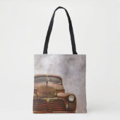 Rusty Old Antiek Car Tote Bag (Voorkant)
