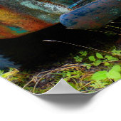 Rusty Old Antiek Truck Poster (Hoek)