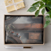 Rusty old bike v2 postapocallyptic Tissue paper Tissuepapier (Geschenk)