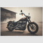 Rusty old bike v4 postapocallyptic Tissue paper Tissuepapier (Voorkant)