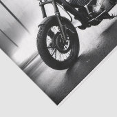 Rusty old bike v5 post-apocallyptic Tissue paper Tissuepapier (Detail)