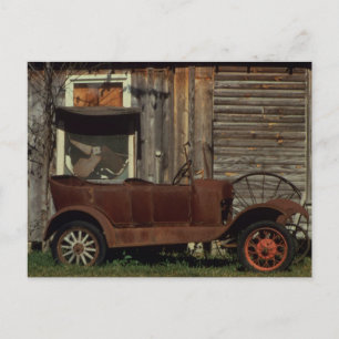 Rusty Old Car -  Briefkaart