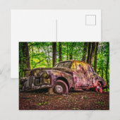 Rusty Old Car  Briefkaart (Voorkant / Achterkant)