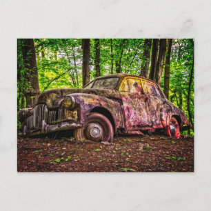 Rusty Old Car  Briefkaart