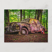 Rusty Old Car Briefkaart (Voorkant)